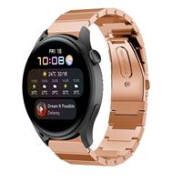 Strap-itÂ Strap-it Huawei Watch 3 (Pro) metalen bandje (rosÃ© goud)