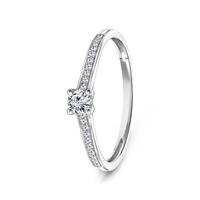 Siebel Witgouden diamant ring 41854R027