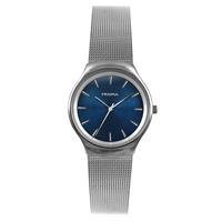 Prisma Dames Horloge Slimline van Zilverkleurig Edelstaal