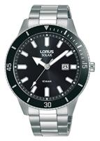 Lorus RX311AX9 Horloge staal zilverkleurig-zwart 43 mm