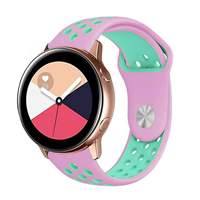 Strap-itÂ Strap-it Samsung Galaxy Watch Active sport band (roze/aqua)