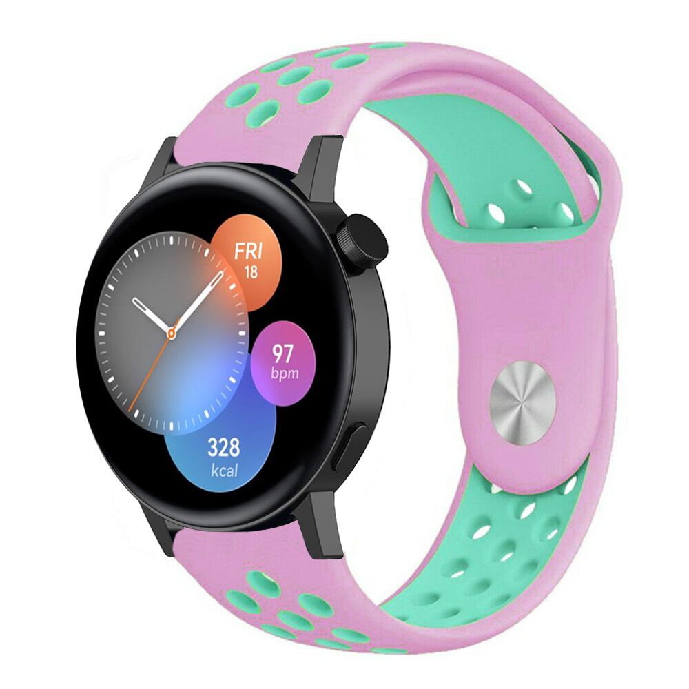 Huawei Watch GT 3 42mm sport band (roze/aqua)