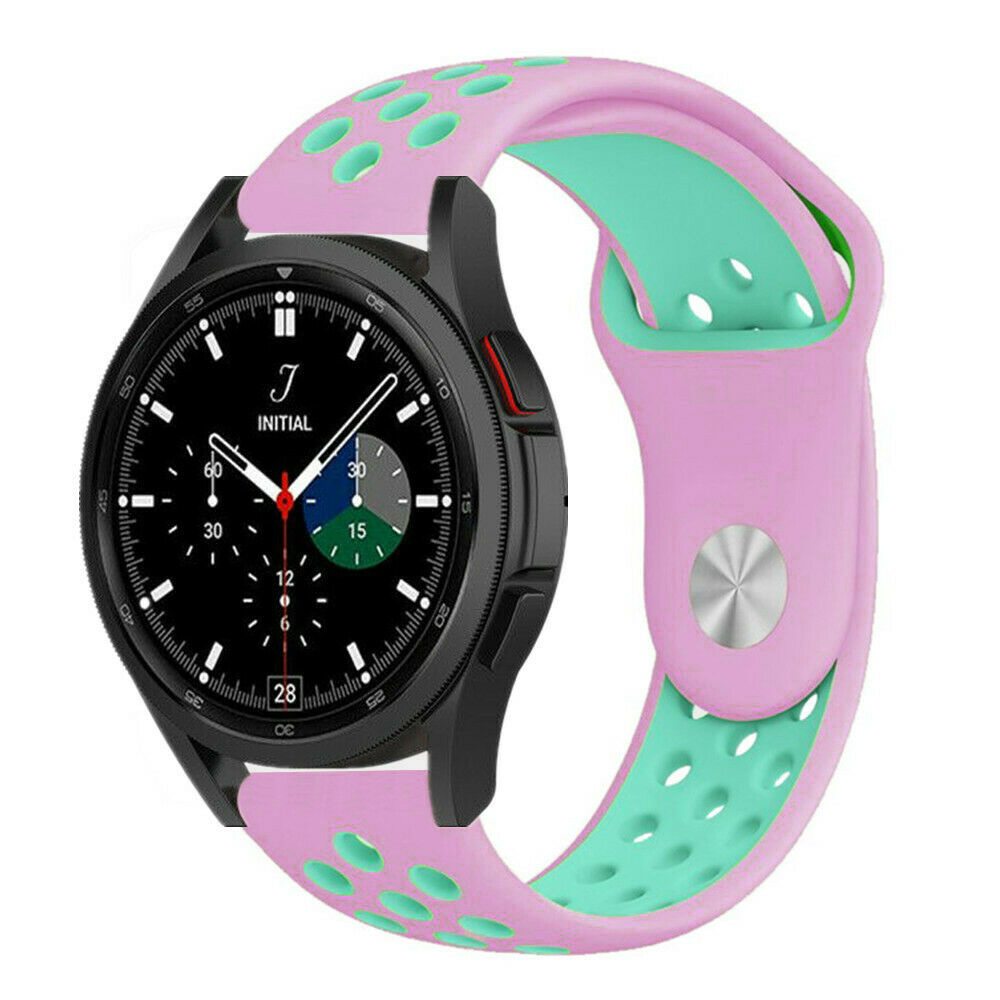 Samsung Galaxy Watch 4 Classic 46mm sport band (roze/aqua)