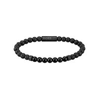Boss Armband »Mixed beads, 1580270, 1580271, 1580272«, mit Tigerauge oder Lapislazuli, Onyx und Lavastein