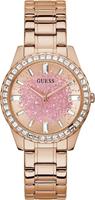 Guess Glitter Burst Dames Horloge Rosékleurig GW0405L3