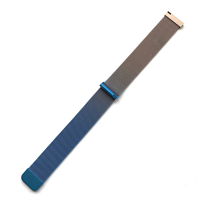 Strap-it Huawei Watch GT 3 42mm Milanese band (blauw/goud)