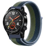 Strap-it Huawei Watch GT nylon band (moss green)