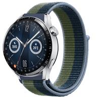 Strap-it Huawei Watch GT 3 46mm nylon band (moss green)