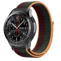 Strap-it Samsung Galaxy Watch 46mm nylon band (dark cherry)