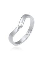 Elli Dames Wrap Ring V Vorm Gedraaide Trend Basic Minimaal in 925 Sterling Zilver Goud Geplaatst Zilver