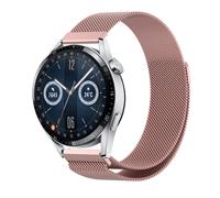 Strap-it Huawei Watch GT 3 46mm Milanese band (roze)