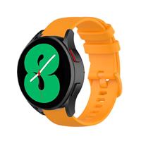 Strap-it Samsung Galaxy Watch 4 40mm Luxe Siliconen bandje (oranje)