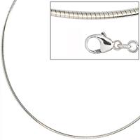 SIGO Halsreif 925 Sterling Silber 1,5 mm 45 cm Kette Halskette Silberhalsreif