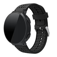 Strap-it Garmin Forerunner 235 siliconen bandje (zwart)