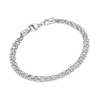 Smart Jewel Armband »Ankerkette 5-reihig mit Zwischenteilen, Silber 925«