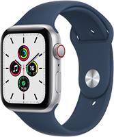 Apple Watch SE (44mm) GPS+4G mit Sportarmband silber/abyssblau