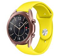Strap-it Samsung Galaxy Watch 3 - 41mm sport band (geel)