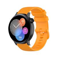 Strap-it Huawei Watch GT3 42mm Luxe Siliconen bandje (oranje)
