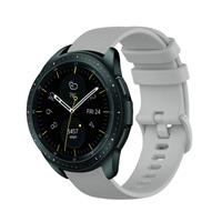 Strap-it Samsung Galaxy Watch 42mm Luxe Siliconen bandje (grijs)