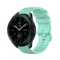 Strap-it Samsung Galaxy Watch 42mm Luxe Siliconen bandje (Aqua)