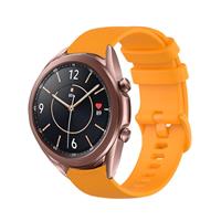 Strap-it Samsung Galaxy Watch 3 41mm Luxe Siliconen bandje (oranje)