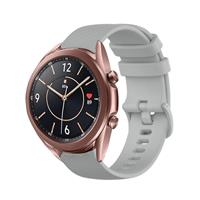 Strap-it Samsung Galaxy Watch 3 41mm Luxe Siliconen bandje (grijs)