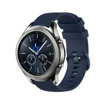 Strap-it Samsung Gear S3 luxe siliconen bandje (donkerblauw)