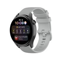 Strap-it Huawei Watch 3 luxe siliconen bandje (grijs)