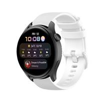 Strap-it Huawei Watch 3 luxe siliconen bandje (wit)