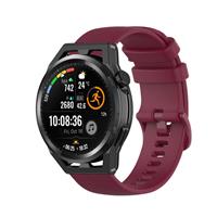 Strap-it Huawei GT Runner luxe siliconen bandje (donkerrood)