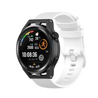 Strap-it Huawei GT Runner luxe siliconen bandje (wit)