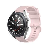 Strap-it Samsung Galaxy Watch 3 45mm luxe siliconen bandje (roze)