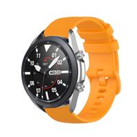 Strap-it Samsung Galaxy Watch 3 45mm luxe siliconen bandje (oranje)