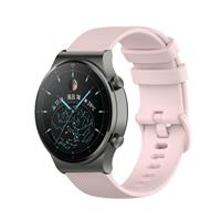Strap-it Huawei Watch GT 2 Pro luxe siliconen bandje (roze)
