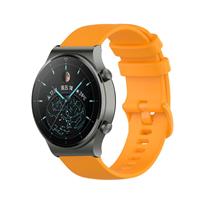 Strap-it Huawei Watch GT 2 Pro luxe siliconen bandje (oranje)