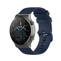 Strap-it Huawei Watch GT 2 Pro luxe siliconen bandje (donkerblauw)