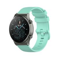 Strap-it Huawei Watch GT 2 Pro luxe siliconen bandje (aqua)