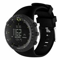 Strap-it Suunto Core siliconen bandje (zwart)