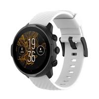 Strap-it Suunto 7 siliconen bandje (wit)