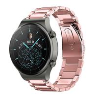 Strap-it Huawei Watch GT 2 Pro stalen band (rosé pink)