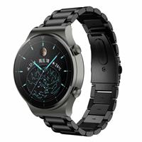 Strap-it Huawei Watch GT 2 Pro stalen band (zwart)