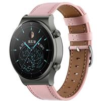 Strap-it Huawei Watch GT 2 Pro bandje leer (roze)