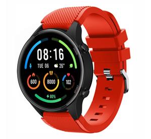 Strap-it Xiaomi Mi Watch siliconen bandje (rood)
