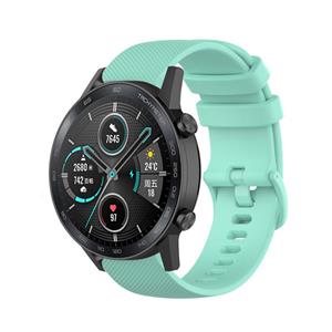 Strap-it Honor Magic Watch 2 luxe siliconen bandje (aqua)