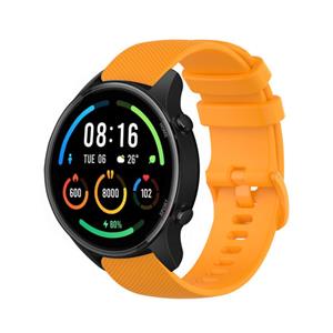 Strap-it Xiaomi Mi Watch luxe siliconen bandje (oranje)