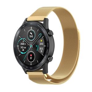 Strap-it Honor Magic Watch 2 Milanese band (goud)