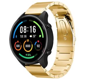 Strap-it Xiaomi Mi Watch metalen bandje (goud)