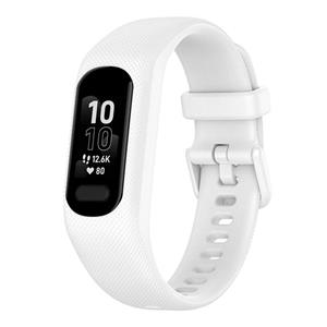 Strap-it Garmin Vivosmart 5 siliconen bandje (wit)