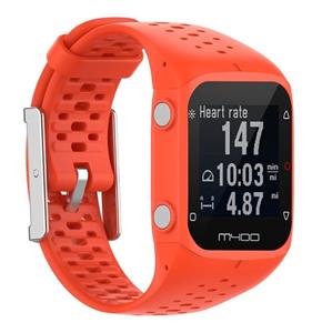 Strap-it Polar M400 / M430 siliconen bandje (oranje)