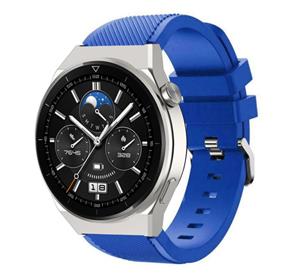 Strap-it Huawei Watch GT 3 Pro 46mm siliconen bandje (blauw)